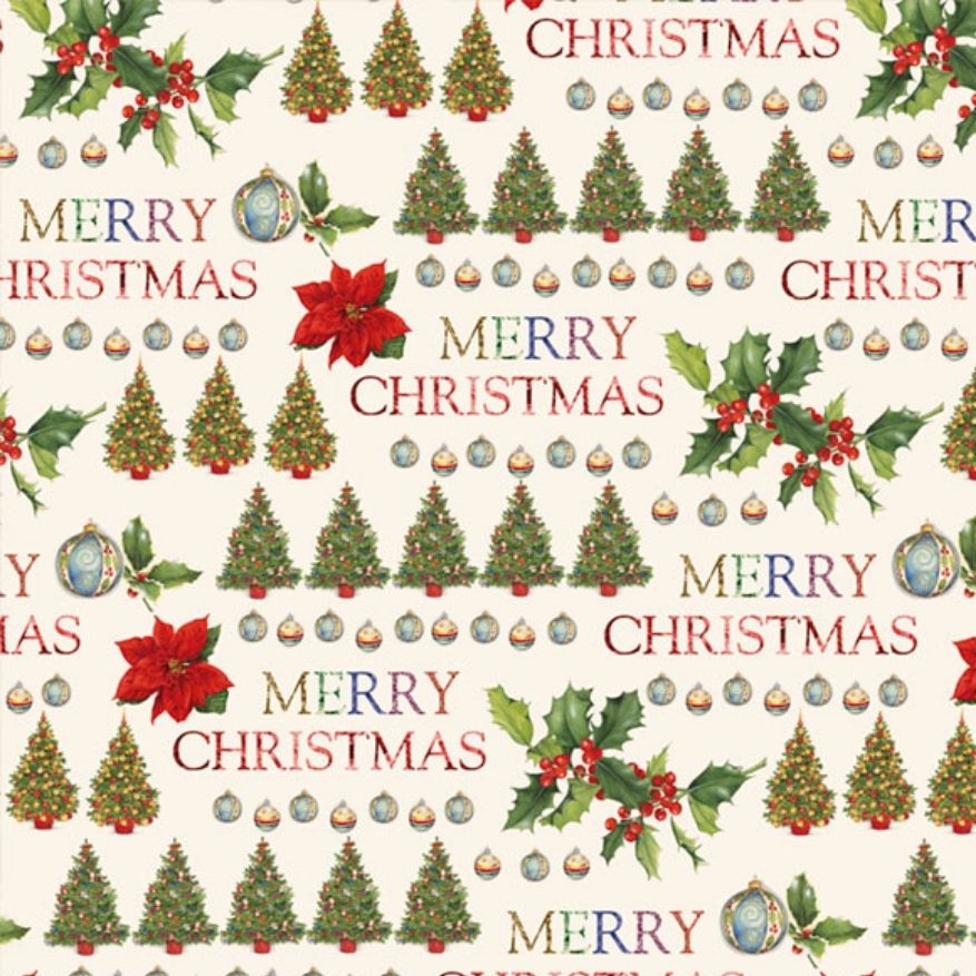 Коледна Опаковъчна Хартия Merry Christmas