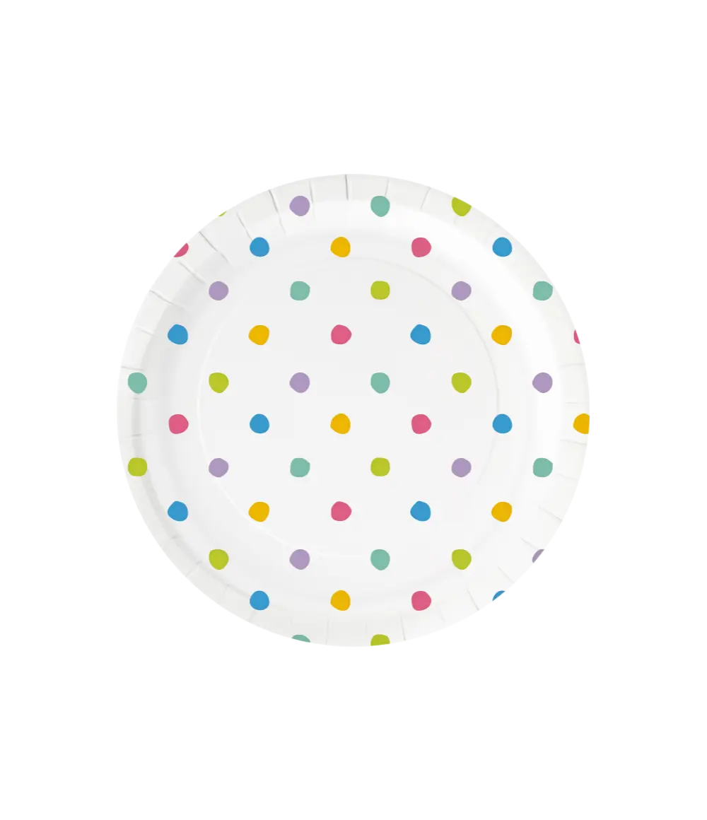 Парти чинии Party Dots - 6 бр.