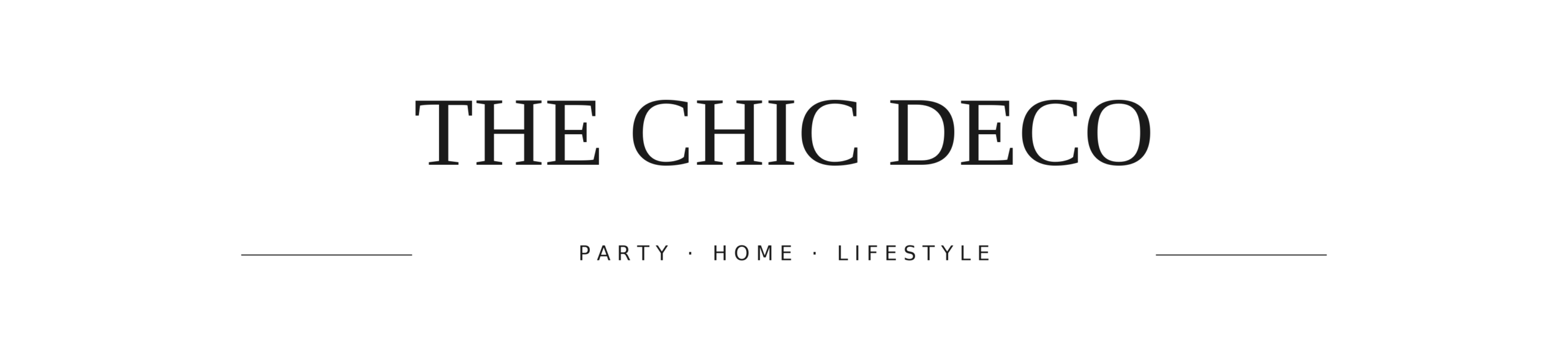 The Chic Deco